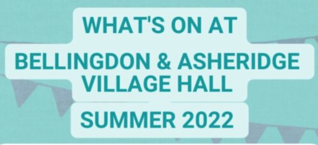 What's on at Bellingdon & Asheridge Village Hall this summer